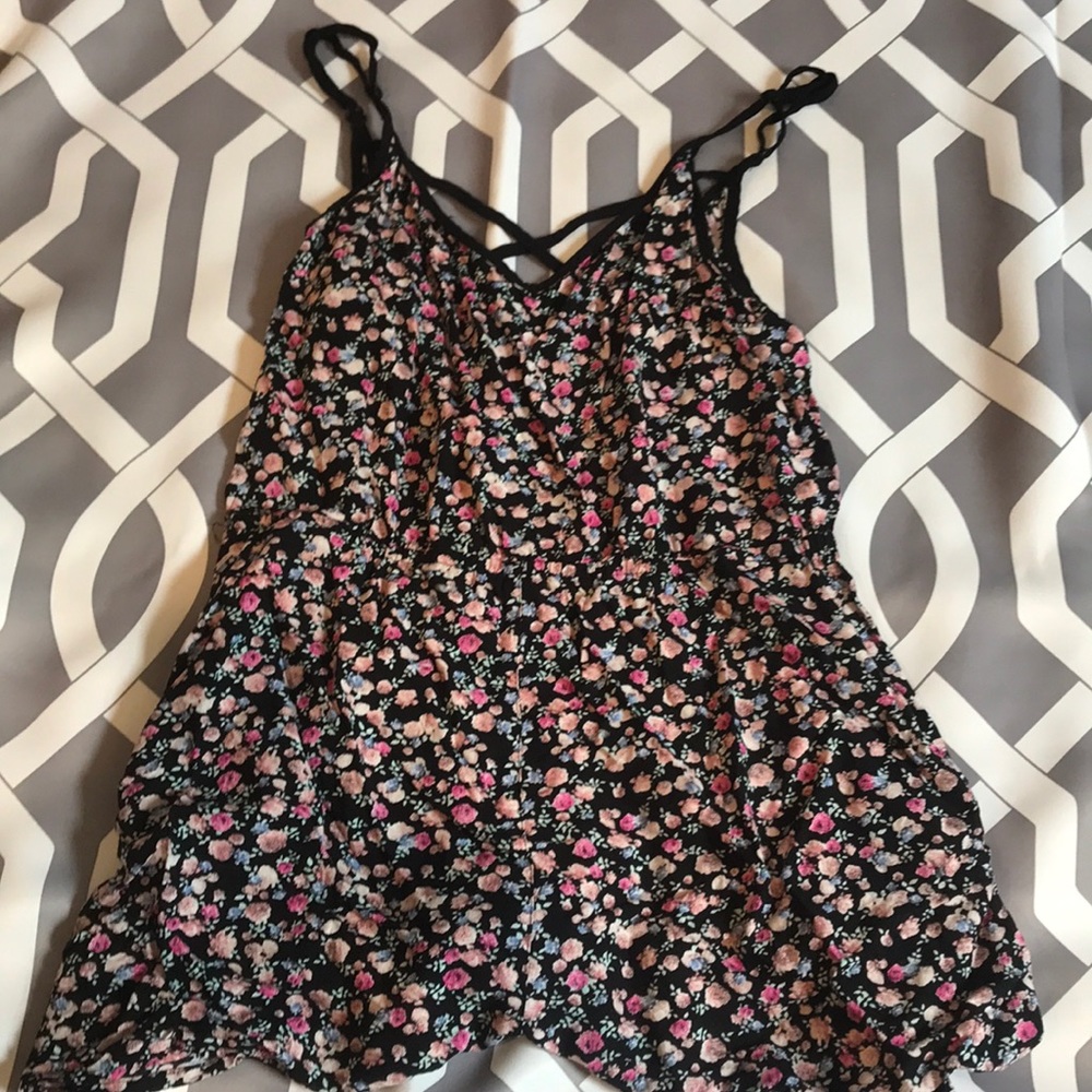 floral romper !!